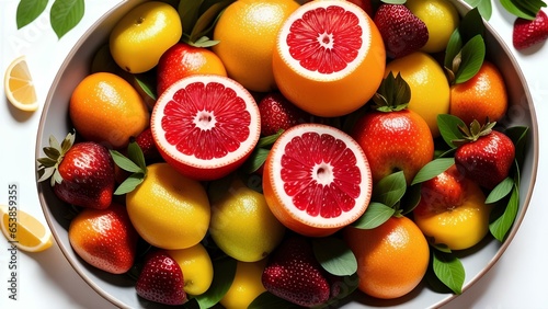 fruits kept on a table