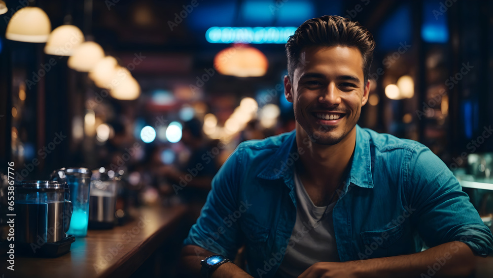 man in nightclub man in nightclub