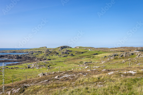 Ballyhillin, Ireland - September 1 2023 "Wild Atlantic Way scenic road, Mailin Head"