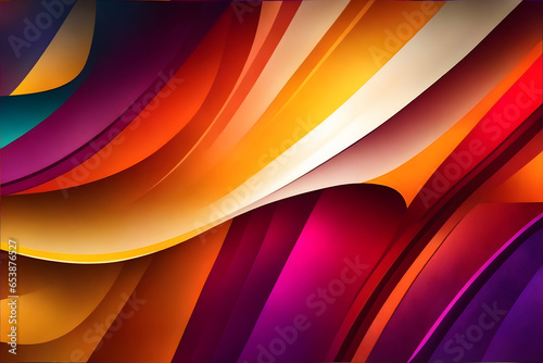 3d Colorful abstract wallpaper modern background 32. generative ai 