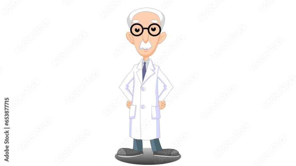 cartoon scientist talking and explaining background and 2d animation, Cartoon character, teacher talking, expressions, Education, professor giving message, green screen cartoon scientist talking and explaining background and 2d animation, Cartoon character, teacher talking, expressions, Education, professor giving message, green screen