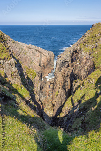 Ballyhillin, Ireland - September 1 2023 "Wild Atlantic Way scenic road, Mailin Head"