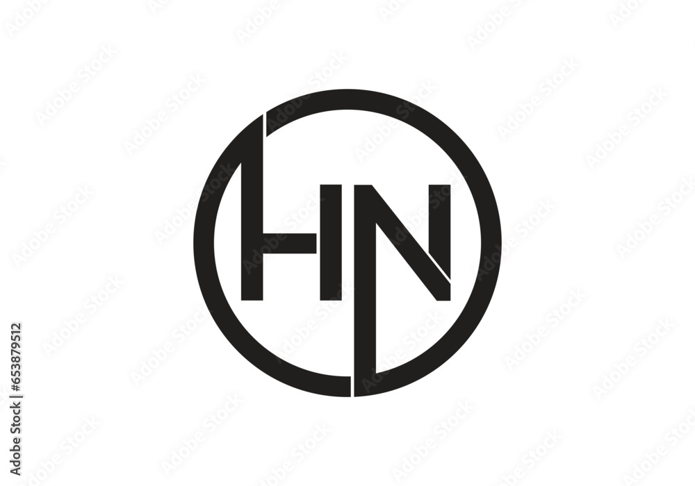 Initial monogram letter HN logo Design vector Template. HN Letter Logo Design.
Initial monogram letter HN logo Design vector Template. HN Letter Logo Design.