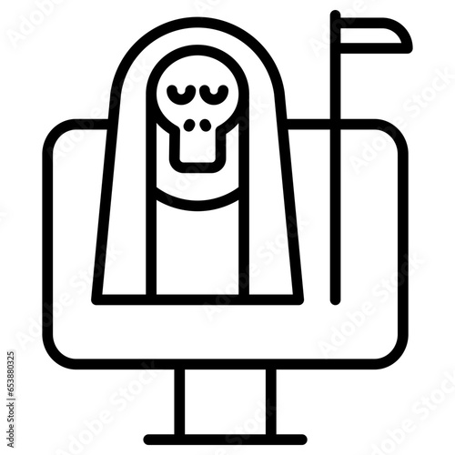 Outline Online Reaper icon