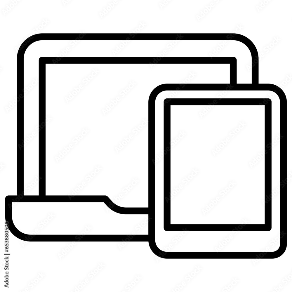 Outline Responsive  icon