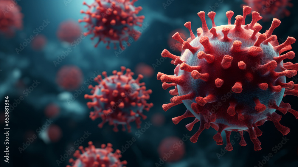 Coronavirus COVID-19 microscopic virus. Coronavirus COVID-19 microscopic virus.