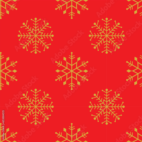 Christmas Seamless Pattern. Gift Wrapping Paper Design
