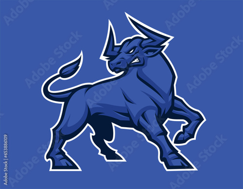 bull vector mascot