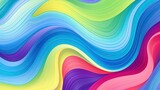Abstract 3d colorful flow gradient smooth modern background, generative ai