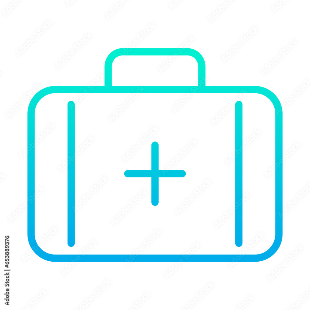 Outline gradient Worker Kit icon Outline gradient Worker Kit icon