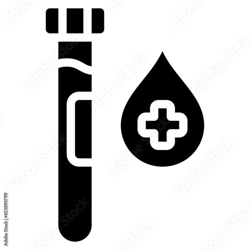 Blood Test Tube Icon