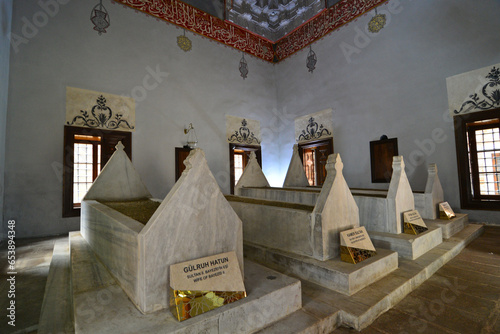 Sirin Hatun Tomb, located in Bursa, Turkey, was built in the 16th century. photo