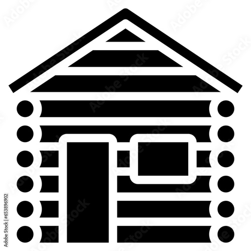 Log Cabin Icon