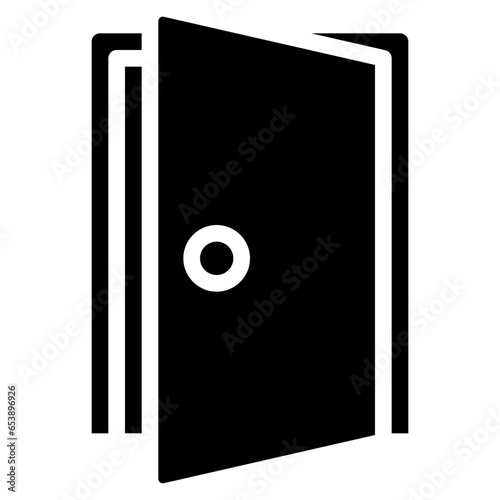 Open Outward Door Icon