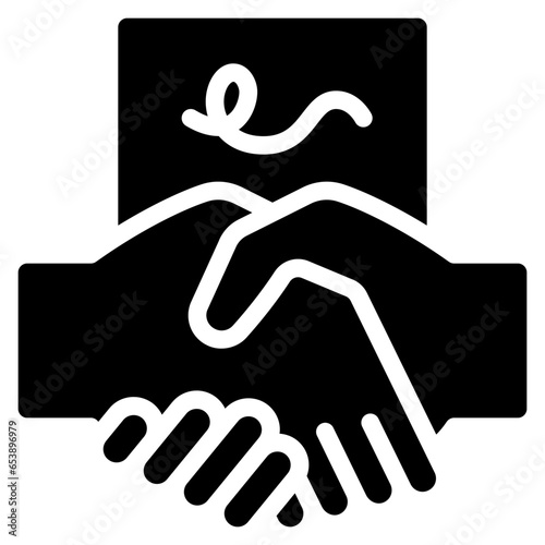 Hand Shake Agreement Icon
