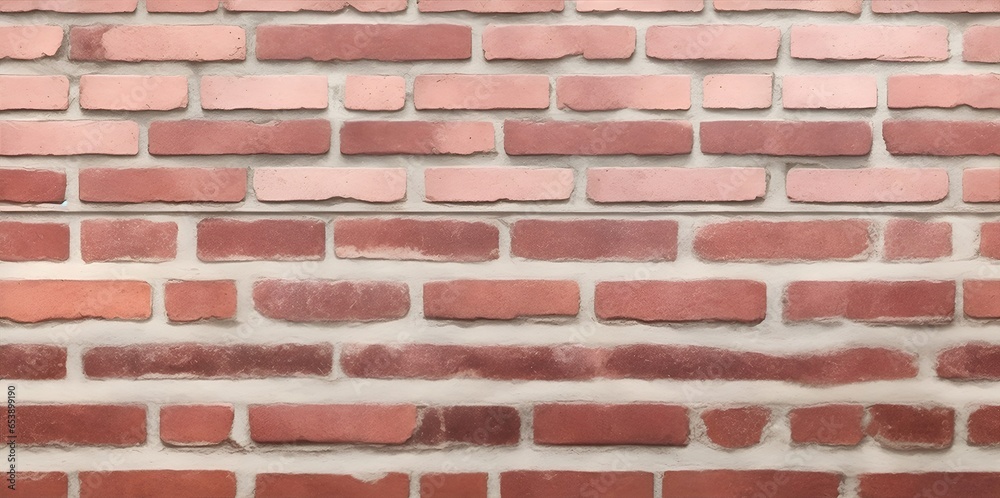 Obraz premium Brick wall background. AI generated illustration