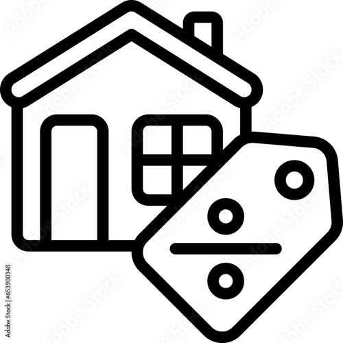 House Sale Tag Icon
