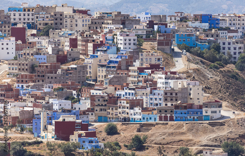 aerial view of  Chefchaouen city in Morocco © Agata Kadar