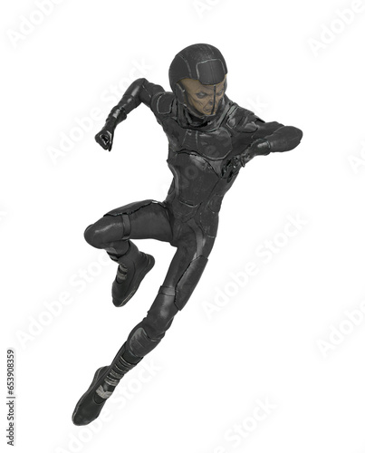 alien soldier is landing