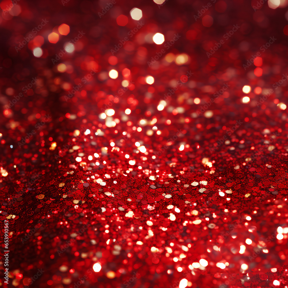 Red Glitter Background Red Glitter Background