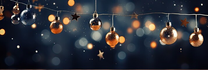 Keuken achterwand Kerstmis motieven patronen Kerstachtergrond met feestelijke decoraties  © Bear Boy 