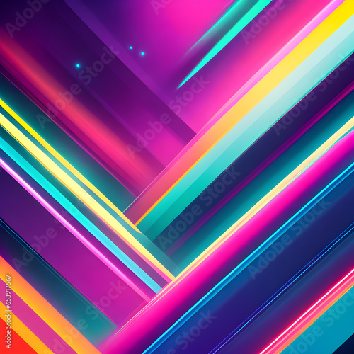 abstract futuristic colorful neon background 