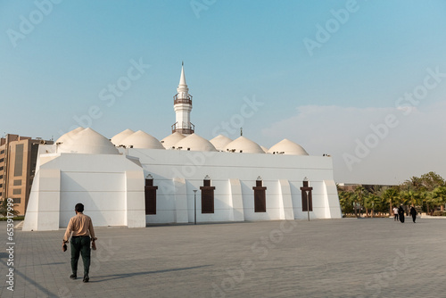Jaffali Mosque near the lake in Jeddah Al Balad area Saudi Arabia photo