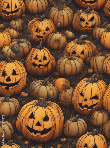 halloween pumpkin background