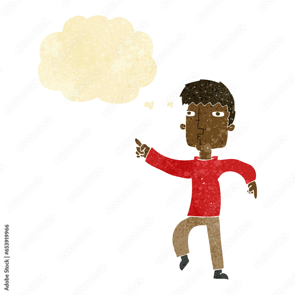 cartoon dancing man with thought bubble cartoon dancing man with thought bubble