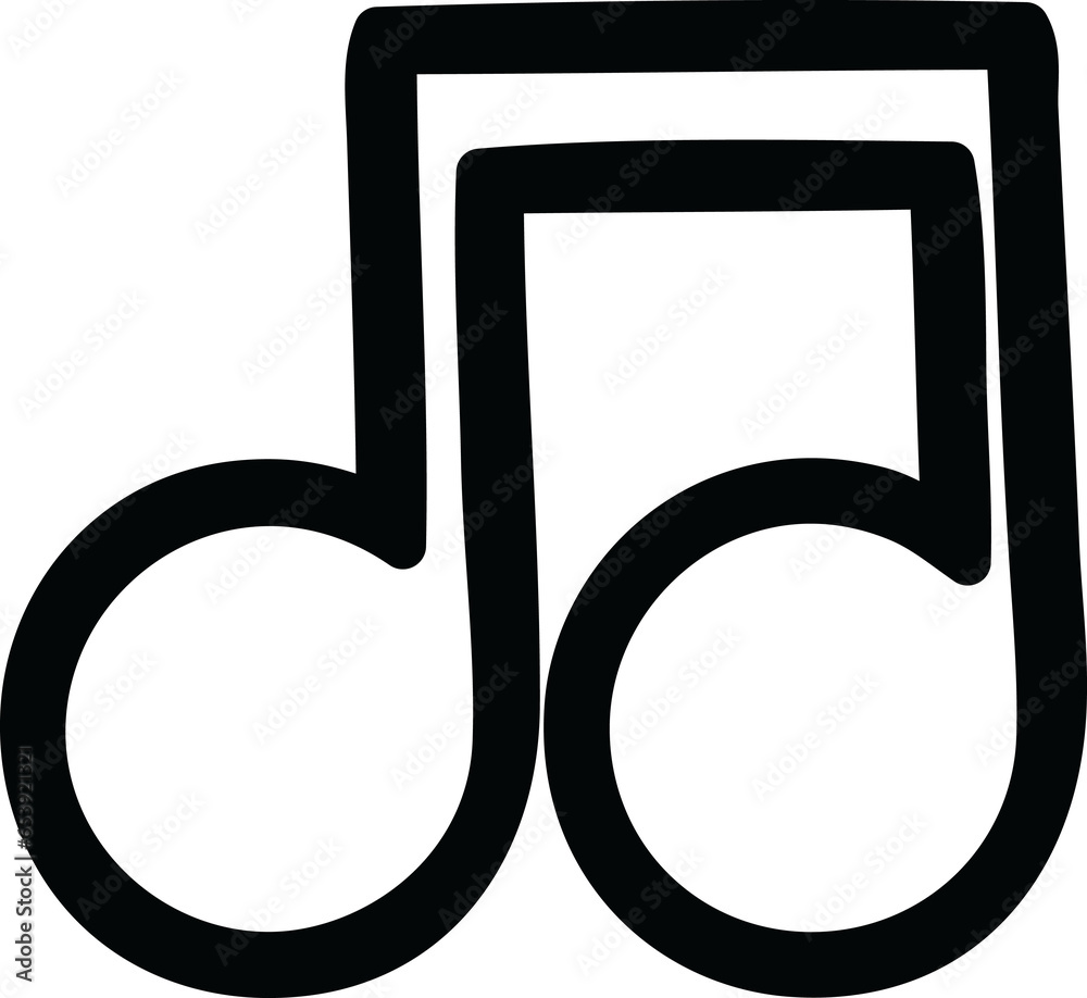 musical note icon symbol musical note icon symbol