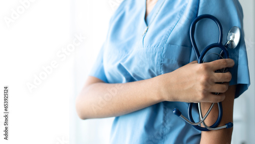 dentist hand with dental tools
