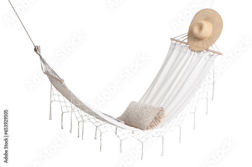 Cozy hammock with cushion a...