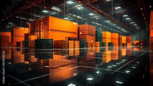 Efficient Warehouse Storage Space with Boxes