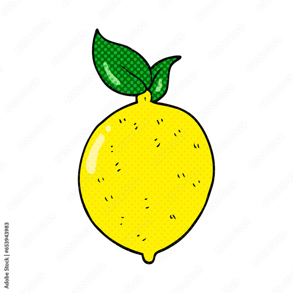 freehand drawn cartoon lemon freehand drawn cartoon lemon