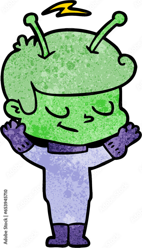 friendly cartoon spaceman friendly cartoon spaceman