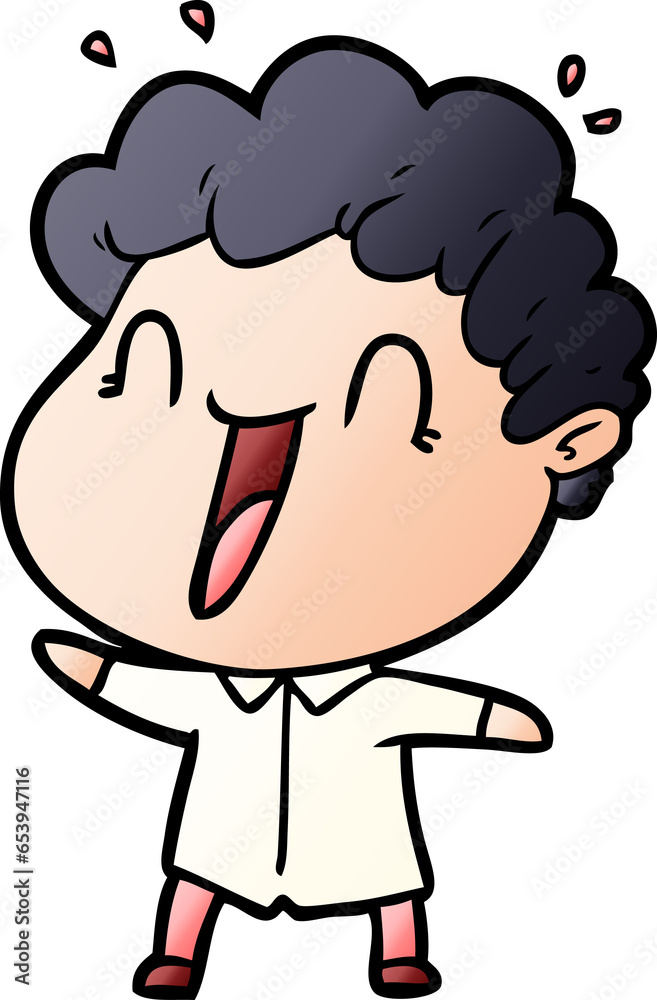 cartoon happy man cartoon happy man