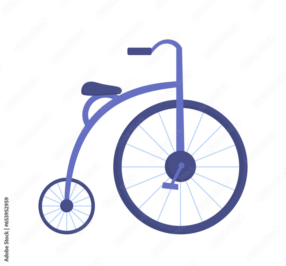 Modern bicycle vector concept