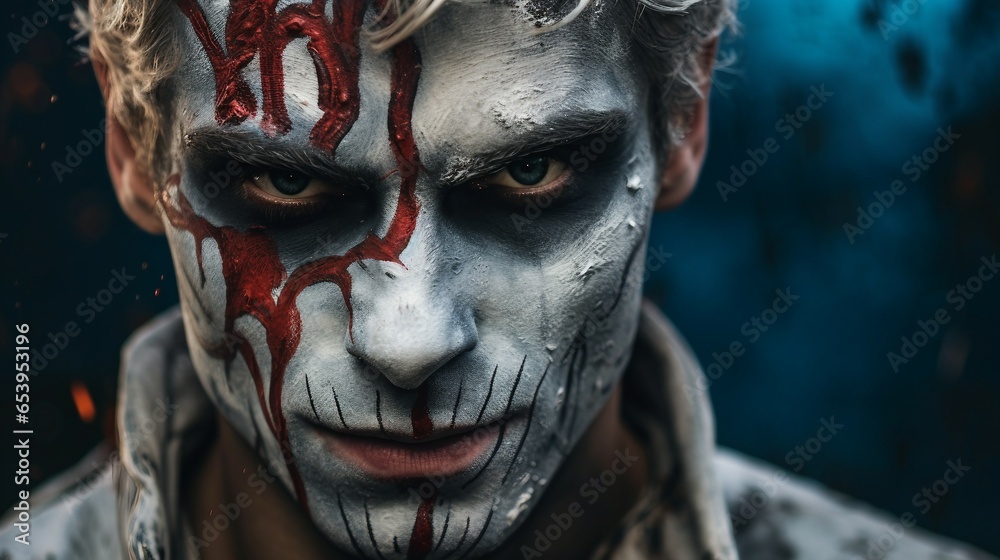 Horror fantasy fear beautiful person halloween Horror fantasy fear beautiful person halloween