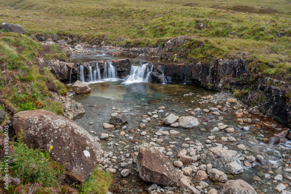 Wasserfall bei den fairy Pools auf Skye 