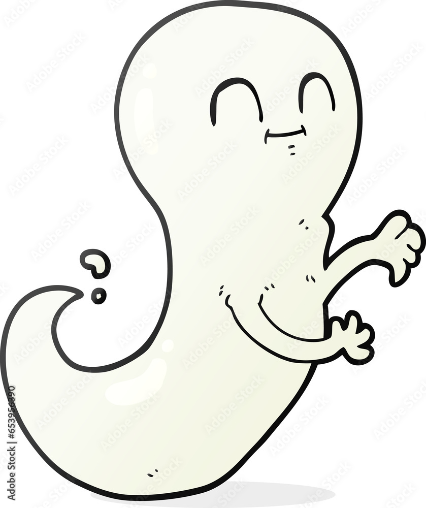 freehand drawn cartoon ghost freehand drawn cartoon ghost