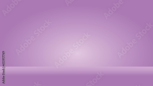 Empty purple studio room background for product display.