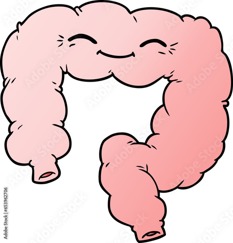 Cuadro en lienzo cartoon happy colon