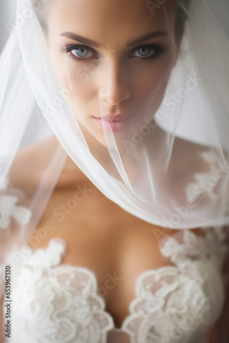 Close-up portrait of the bride © AI_images