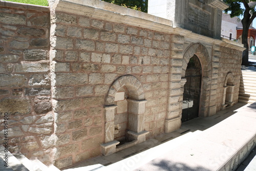 Karatay Madrasa is a madrasa (a school with a frequently but not absolutely religious focus) built in Konya, Turkey, in 1251 by the Emir of the city Celaleddin Karatay, serving the Seljuk sultan. photo