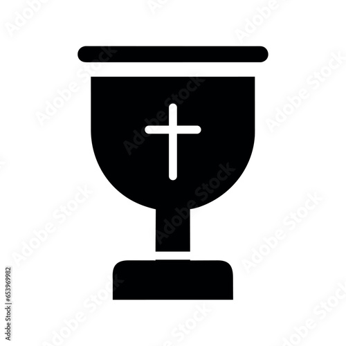 catholic religion chalice icon