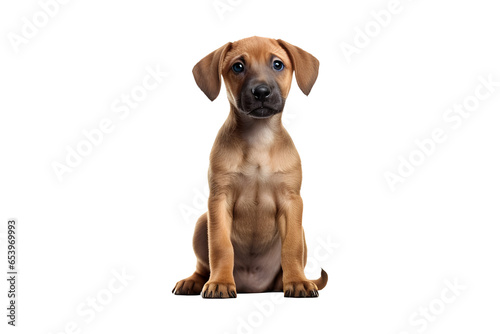 Cute Dog Baby on Transparent Background  Ai Generated
