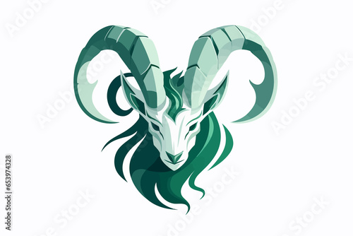 Zodiac Signs for Capricorn vector flat isolated vector style illustration photo