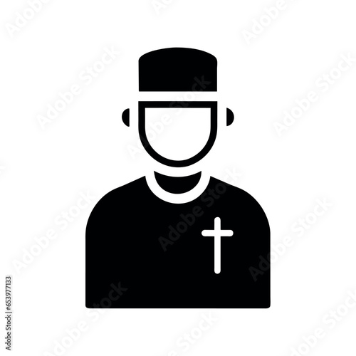 catholic religion man silhouette