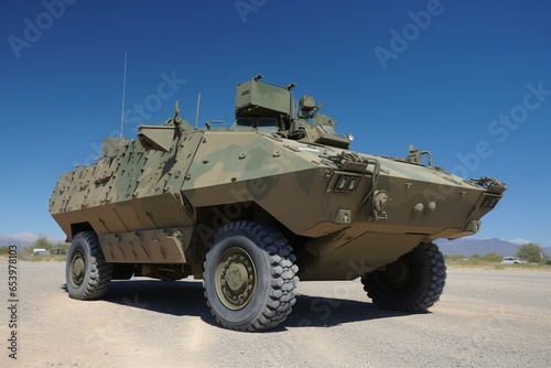 Combat vehicle. Generative AI