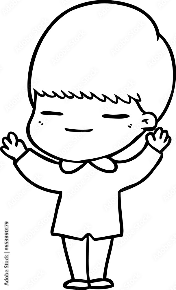 cartoon smug boy cartoon smug boy